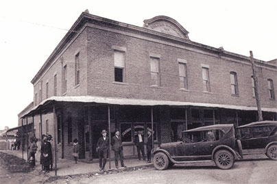 Historic photo of first CNB building